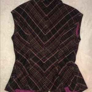Woven vest.